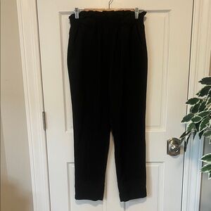 Grace Karin Women's Black Stretchy Trousers with Pockets Size Large